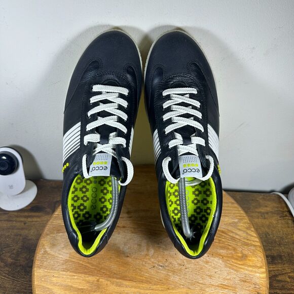 Ecco Hydromax Golf Shoes Black White Shoes Men's Size 12 - Picture 6 of 8